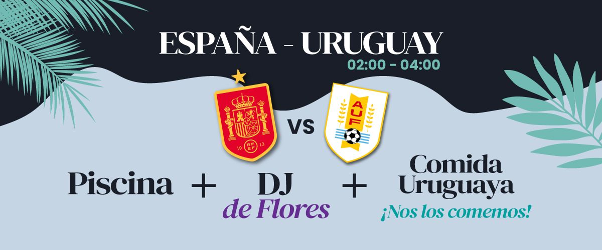 Noche de mundial España - Uruguay