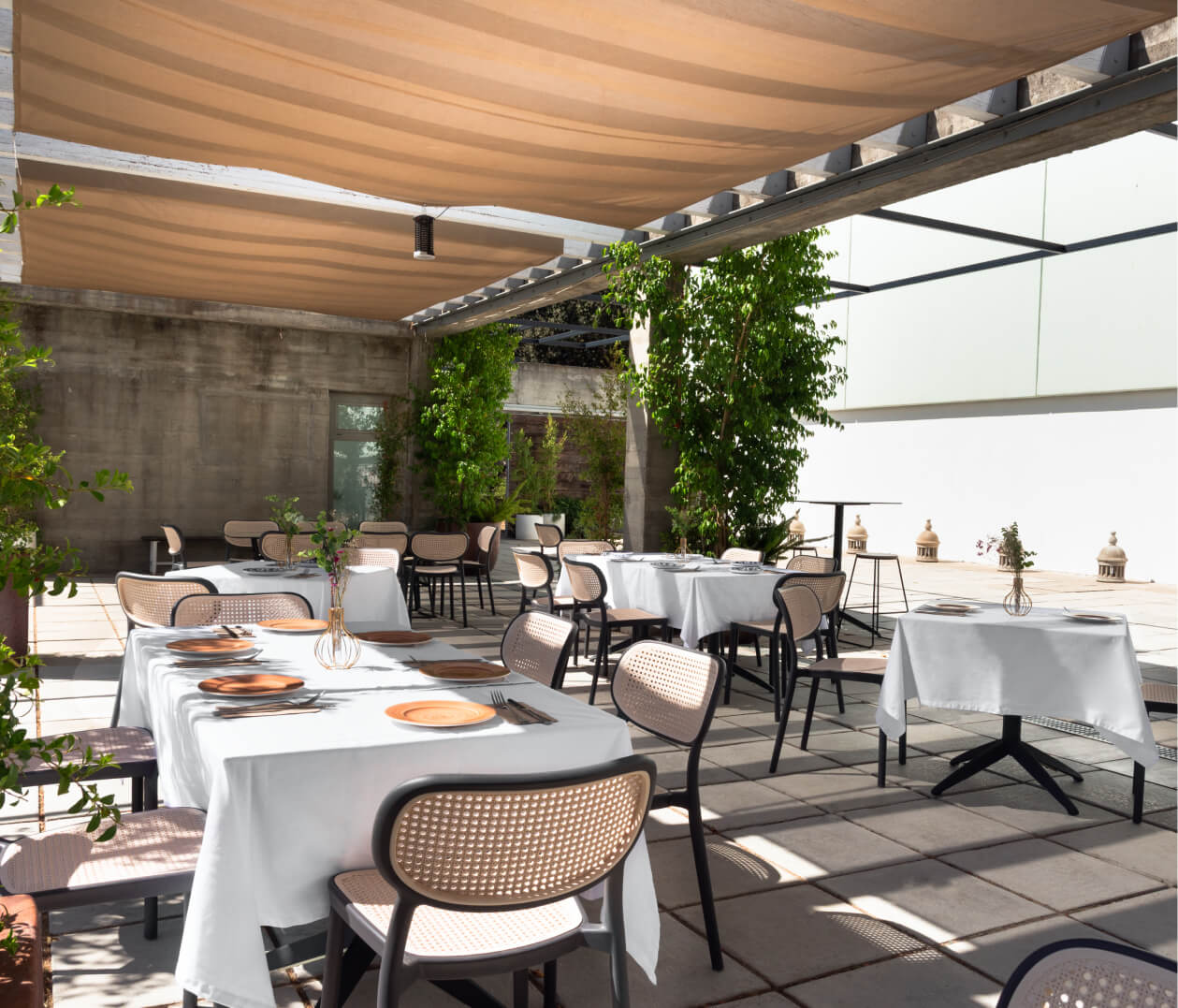 Terraza del restaurante